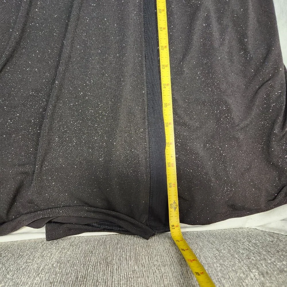 TIFFANY ROSE Maternity Isabella Glitter Black Surplice Dress Size6 USA 14/16. - Picture 14 of 16